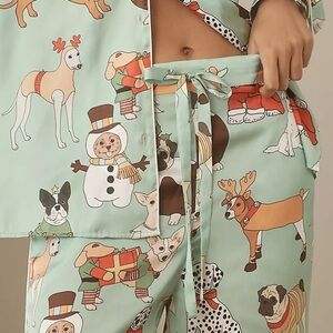 Karen Mabon Christmas Dog Pajama Pants Only XL